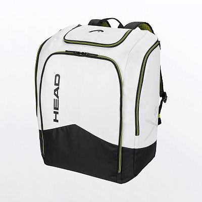 Превью  Рюкзак горнолыжный для вещей HEAD Rebels Racing Backpack L 90 l White/Black/NeonYellow (383031)